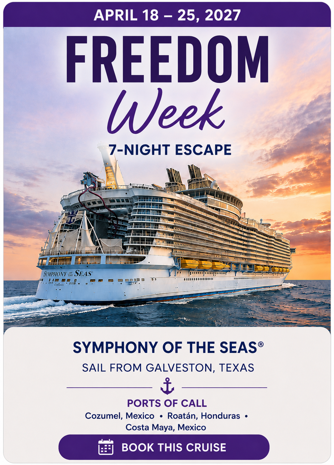 Trip 2 — Symphony of the Seas